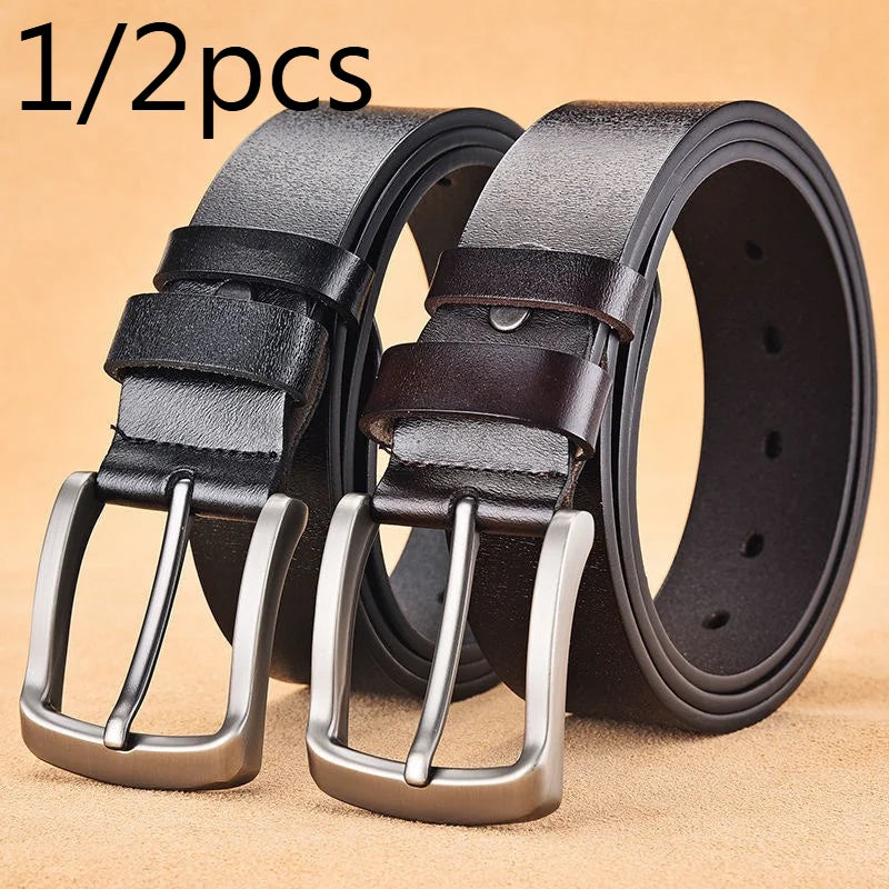 Good and Cheap Men's Retro Pin Buckle Belt Suitable for Formal Occasions High Cost Performance Casual Suit Trousers Belt Design