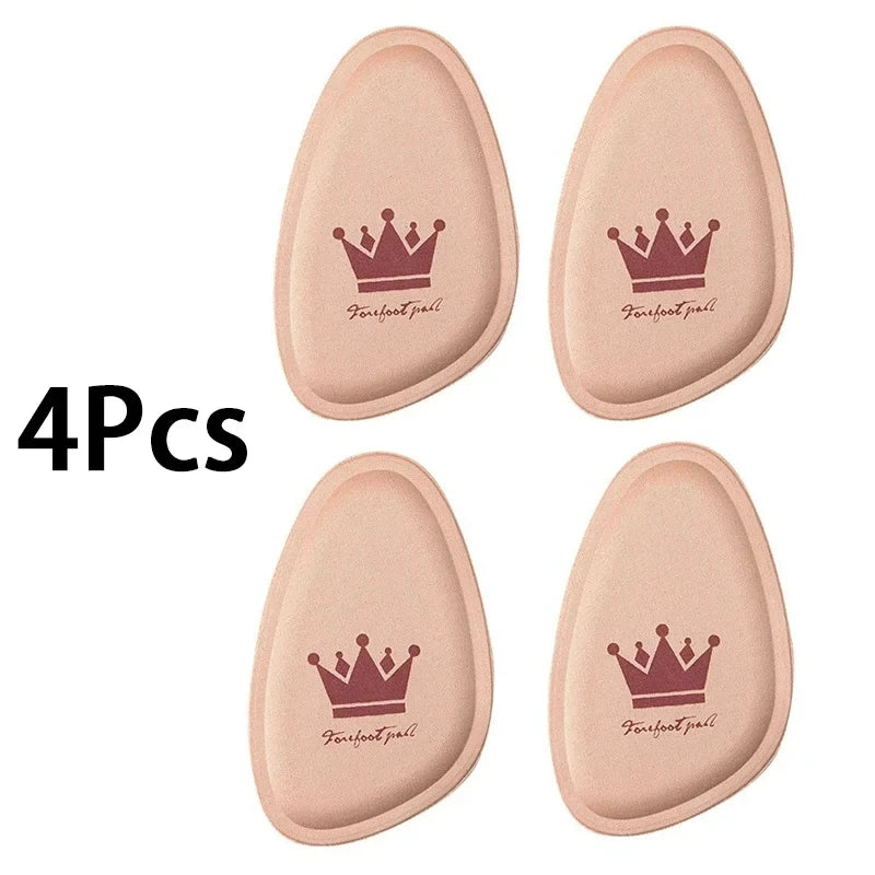 Women Forefoot Pad Pain Relief Insert Half Size Insoles Non-slip Cushion Shoe Breathable Sweat Absorbing Foot Pads for Shoes