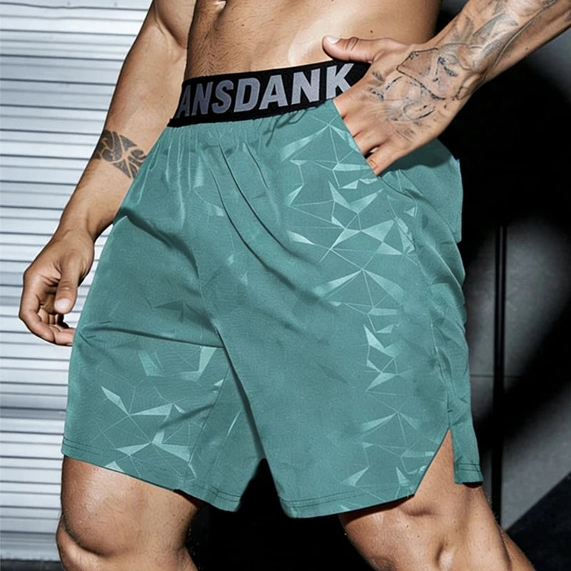 Men Running Shorts Summer Sportswear Male Football Clothing Gym Fitness Tracksuit Jogging Training Shorts Sport Short Pant Men