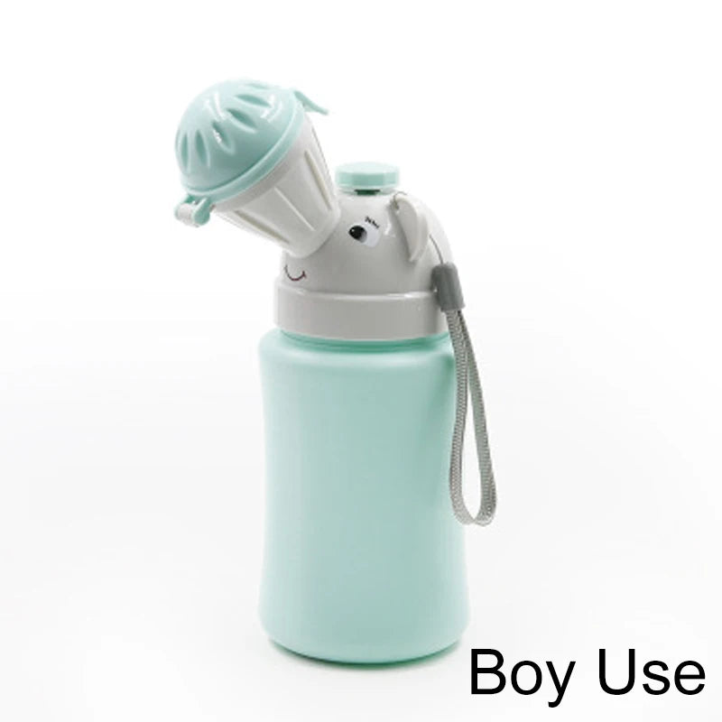 Emergency Portable Kids Urinal Outdoor Car Travel Shrinkable Toilet Pee Bottle 600/750ml Anti-leakage Boy Girl Training Potty