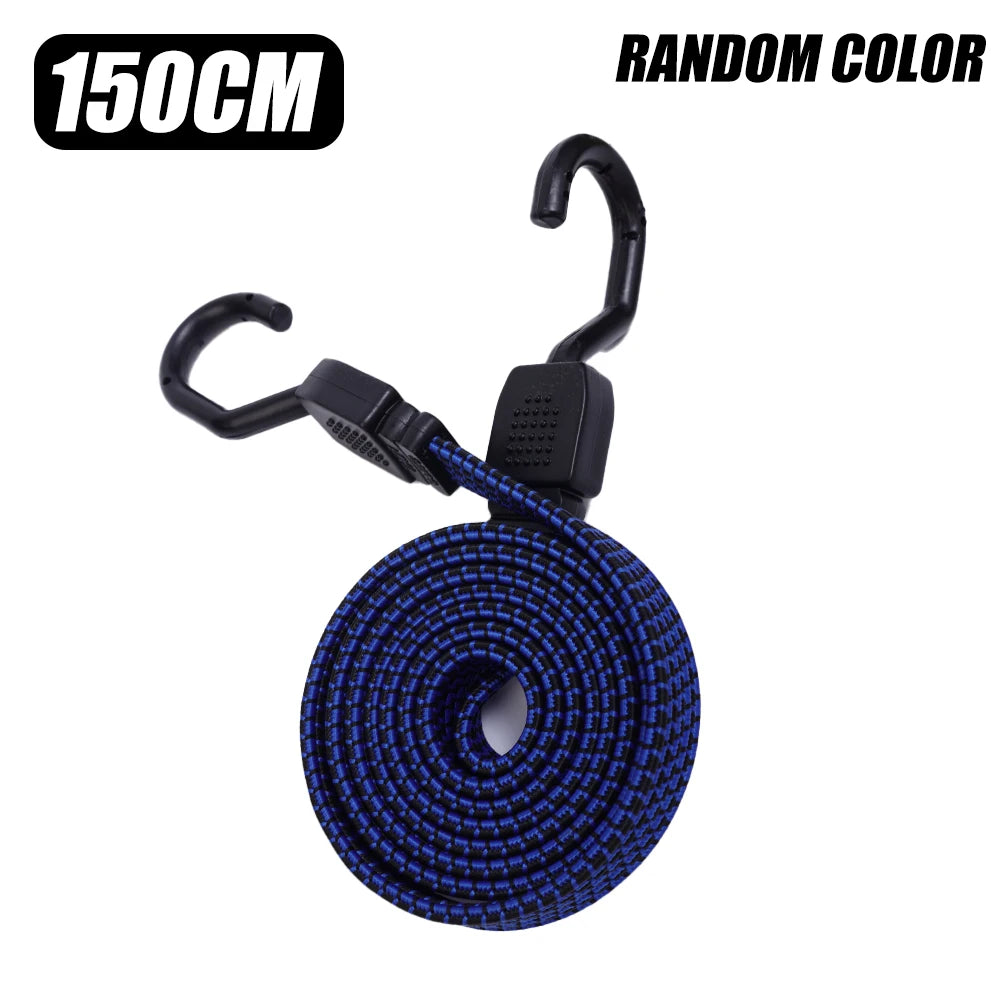 New Elastics Rubber Luggage Rope Cord Hooks Bikes Rope Tie Bicycle Luggage Roof Rack Strap Fixed Band Hook Car Accessories