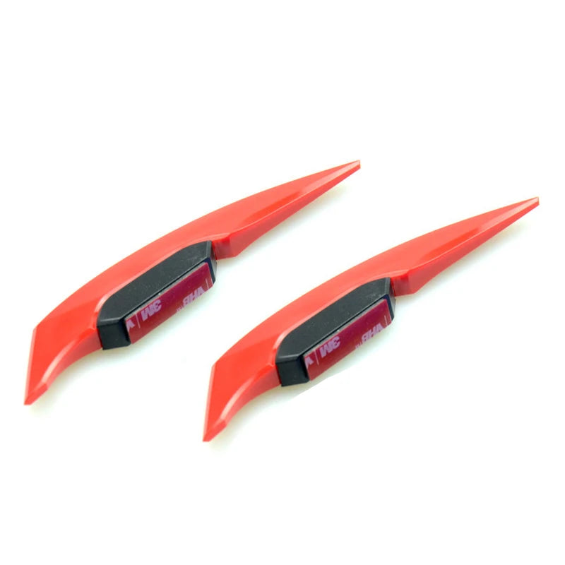 1 Pair Universal Motorcycle Decorative Winglet Aerodynamic Spoiler Dynamic Wing Car Exterior Styling Modified Accessories