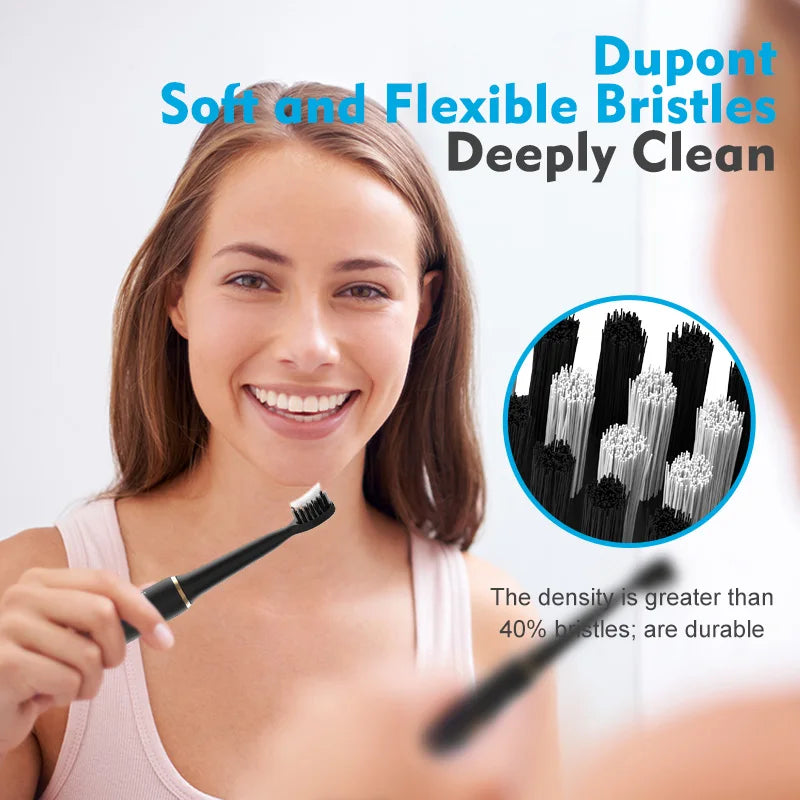 SEJOY Sonic Electric Toothbrush Personal Care Oral Cleaning Appliances IPX7 With 3 Modes Smart Rechargeable Automatic Toothbrush