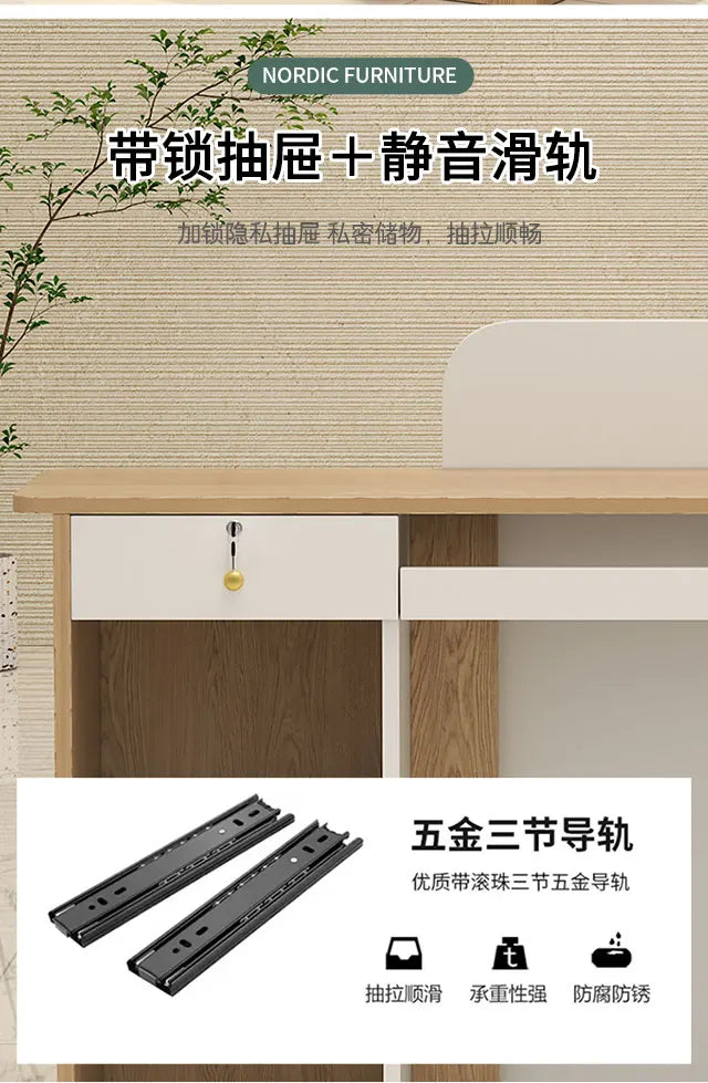 Customized Glamour Desk Table Trendy Aesthetic European Storage Reception Desk Elegant Classic Rezeptionstheke Office Furniture