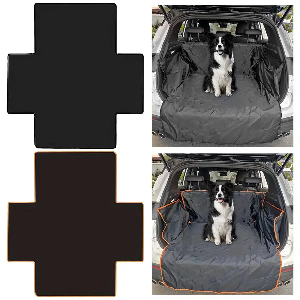 Car Trunk Anti-Dirt Pet Mat Waterproof Oxford Cloth Dog Car Seat Cover Pet Travel Dog Carrier Car Trunk SUV Cargo Liner Mattress