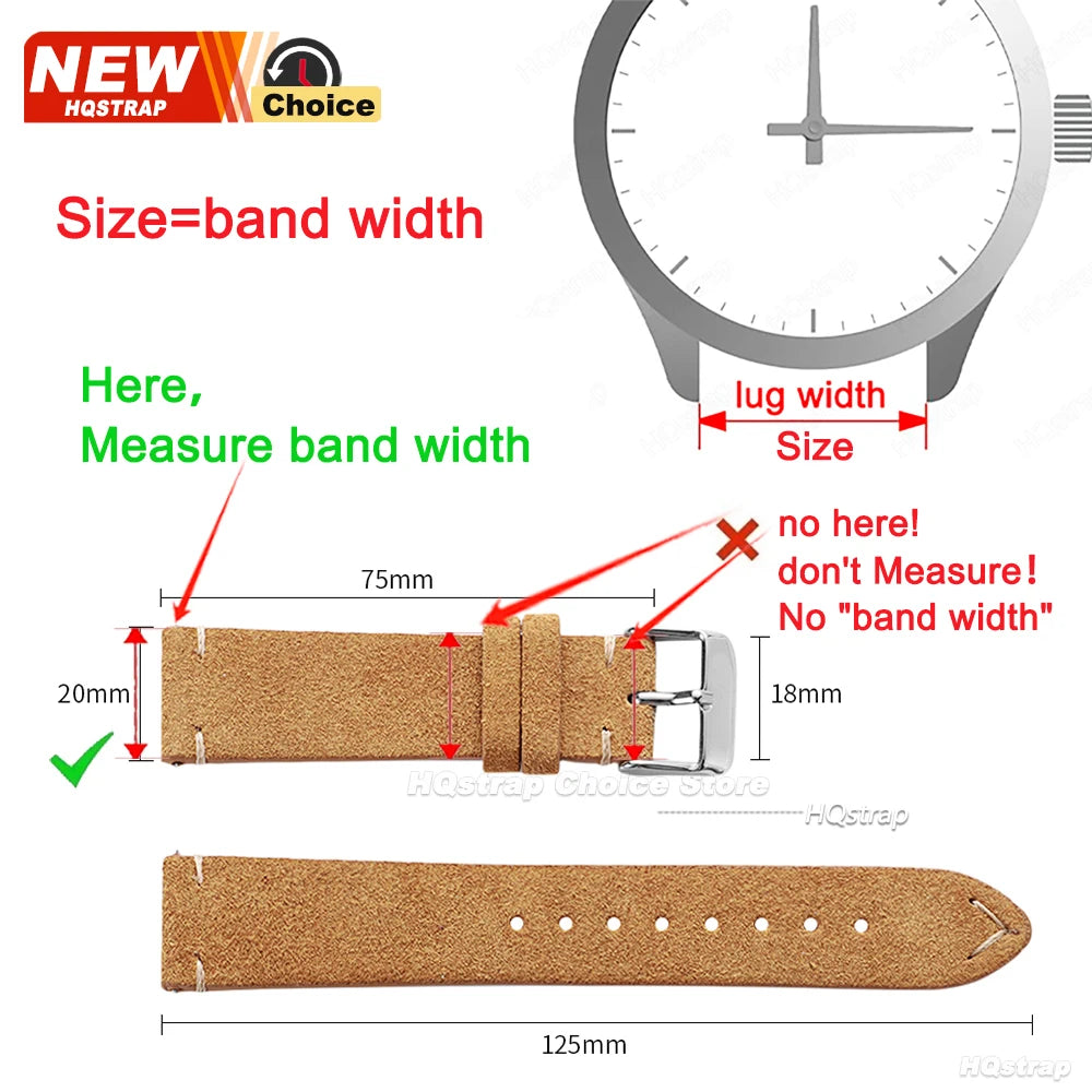 New 14/16/18/19mm 21mm 22mm 20mm Soft Suede Watch Strap for Seiko for Omega Universal Quick Release Bracelet Men Women Wristband