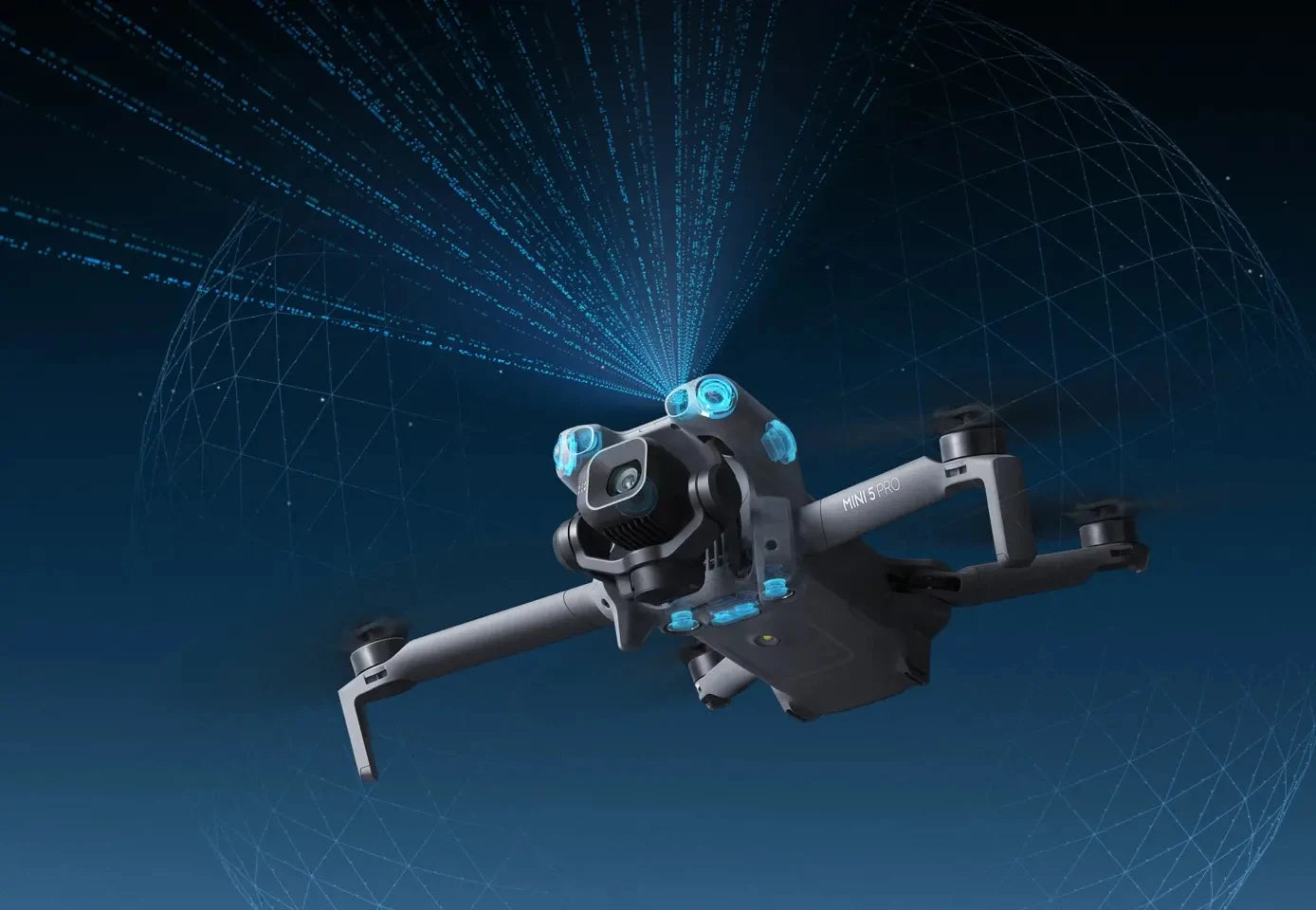 DJI Mini 5 Pro 1-Inch Large CMOS Mini Camera Drone Nightscape Omnidirectional Obstacle Sensing Extended Battery Life