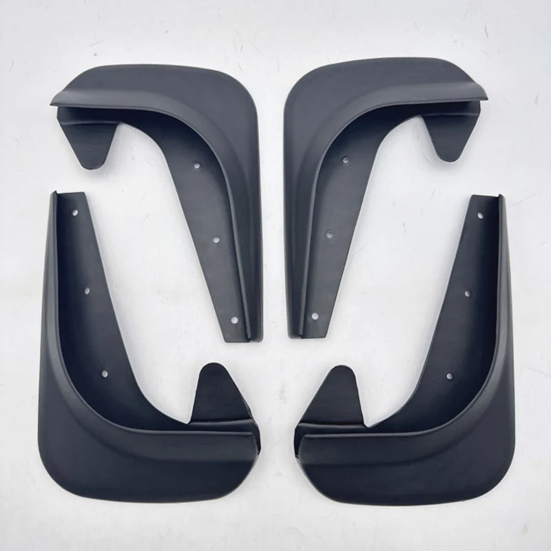4pcs Set Car Tire Fender Universal Front Rear Wheel Mud Flaps Splash Guards MudFlaps with Screw Automobile Protector Accessories