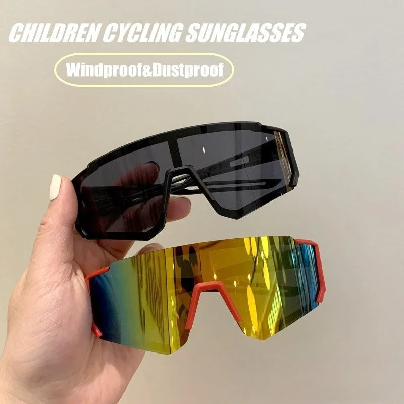 Children Sports Sunglasses UV400 Shades Anti-Ultraviolet Windproof Eye Protection Eyewear Outdoor Travel Goggles for Kids