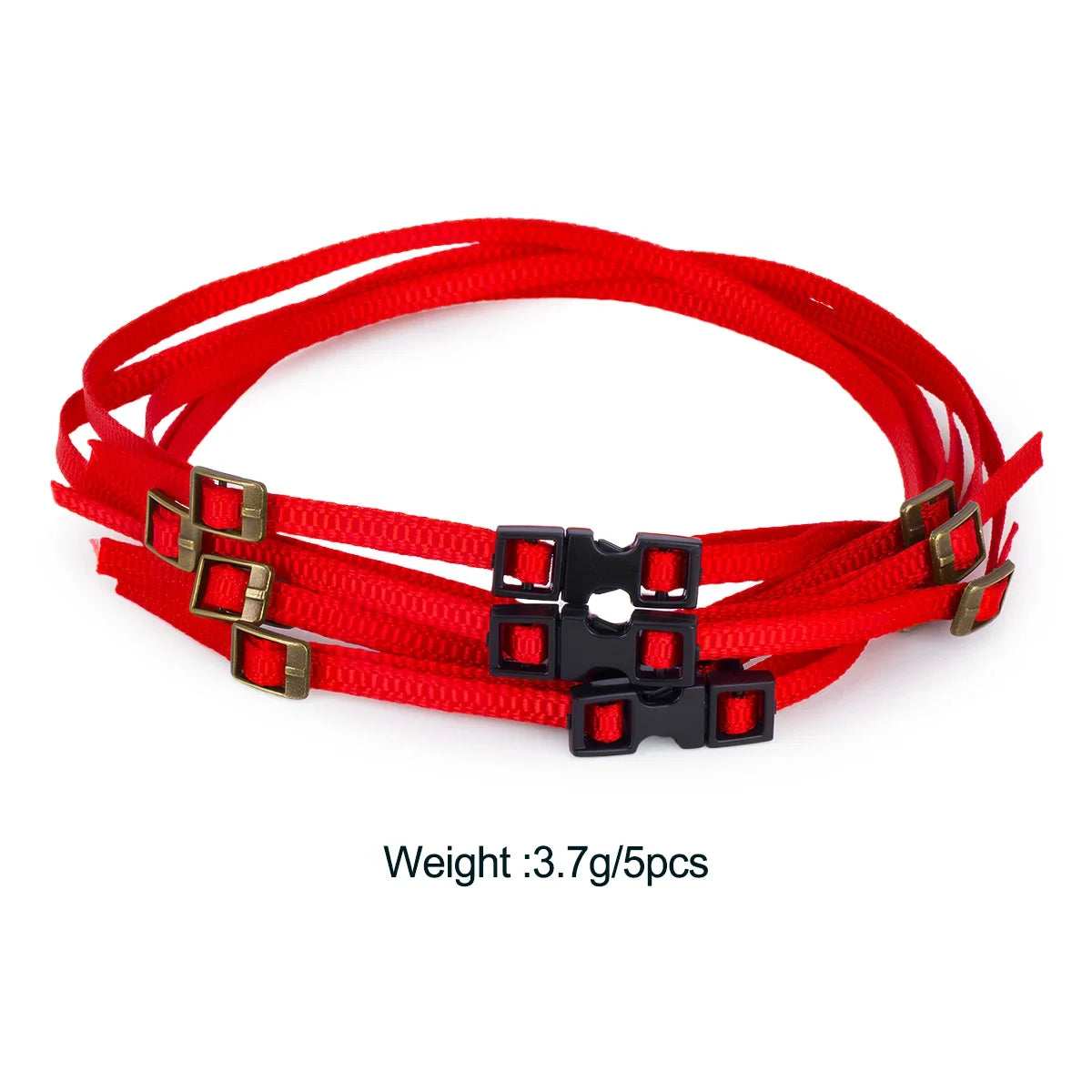 5Pcs Luggage Rope Roof Rack Tie Down Straps for 1/8 1/10 1/18 1/24 RC Crawler SCX10 TRX4 TRX6 YK4102 RGT SCX24 TRX4M Decorate