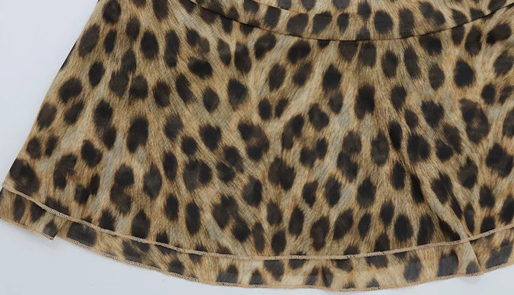 CNYISHE Leopard Pints Camisoles Sheath Fashion Women Dresses Sxexy Club Chic Bodycon Party Casual Outfits Female Vestidos