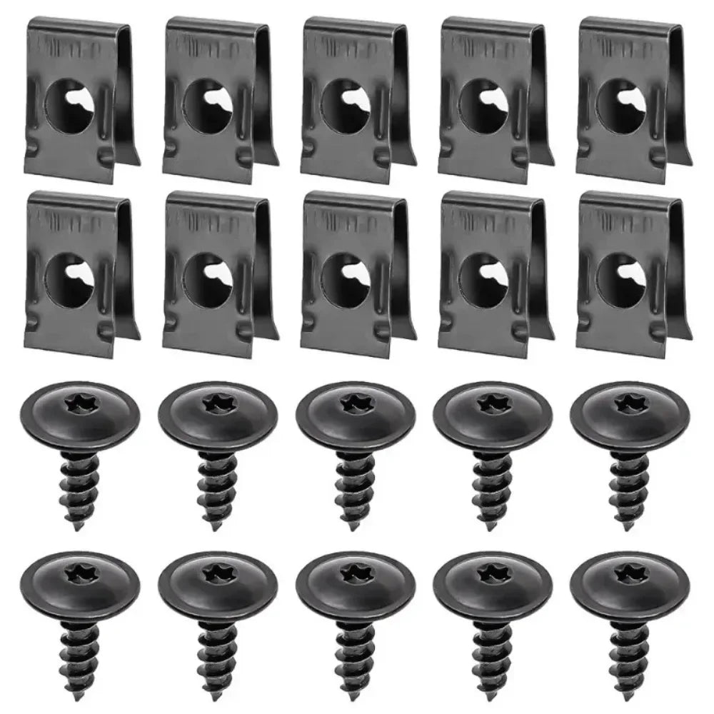 Wall Panel Fixed Screws Self Tapping Car Engine Clamps Torx Bolt Bumper Arch Mud Flaps Splash Guards Undertray Trim
