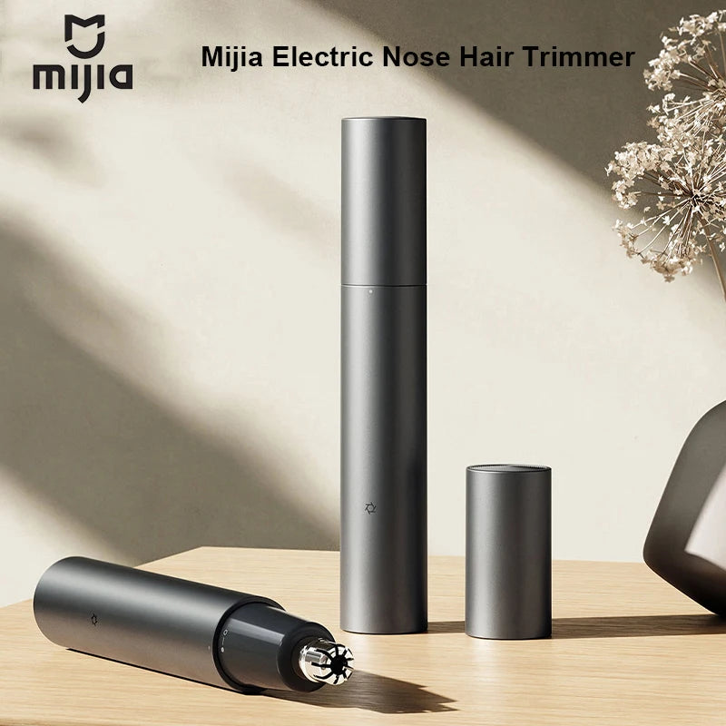 XIAOMI Mijia Electric Nose Trimmer- Rechargeable Ear Nose Hair Clipper Portable Skin-friendly Painless Eyebrow Trimmer for Men