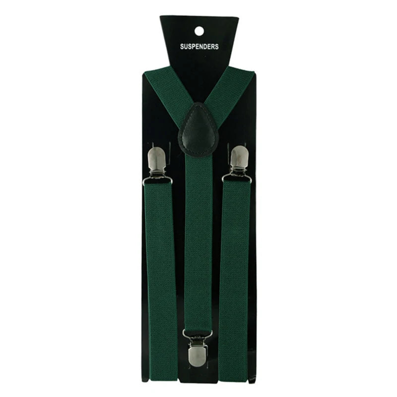 Suspenders For Men Pants Apparel Adult Suspender Man Shirt Dress Women Wedding Party Solid Colors Suit Skirt With Braces Straps