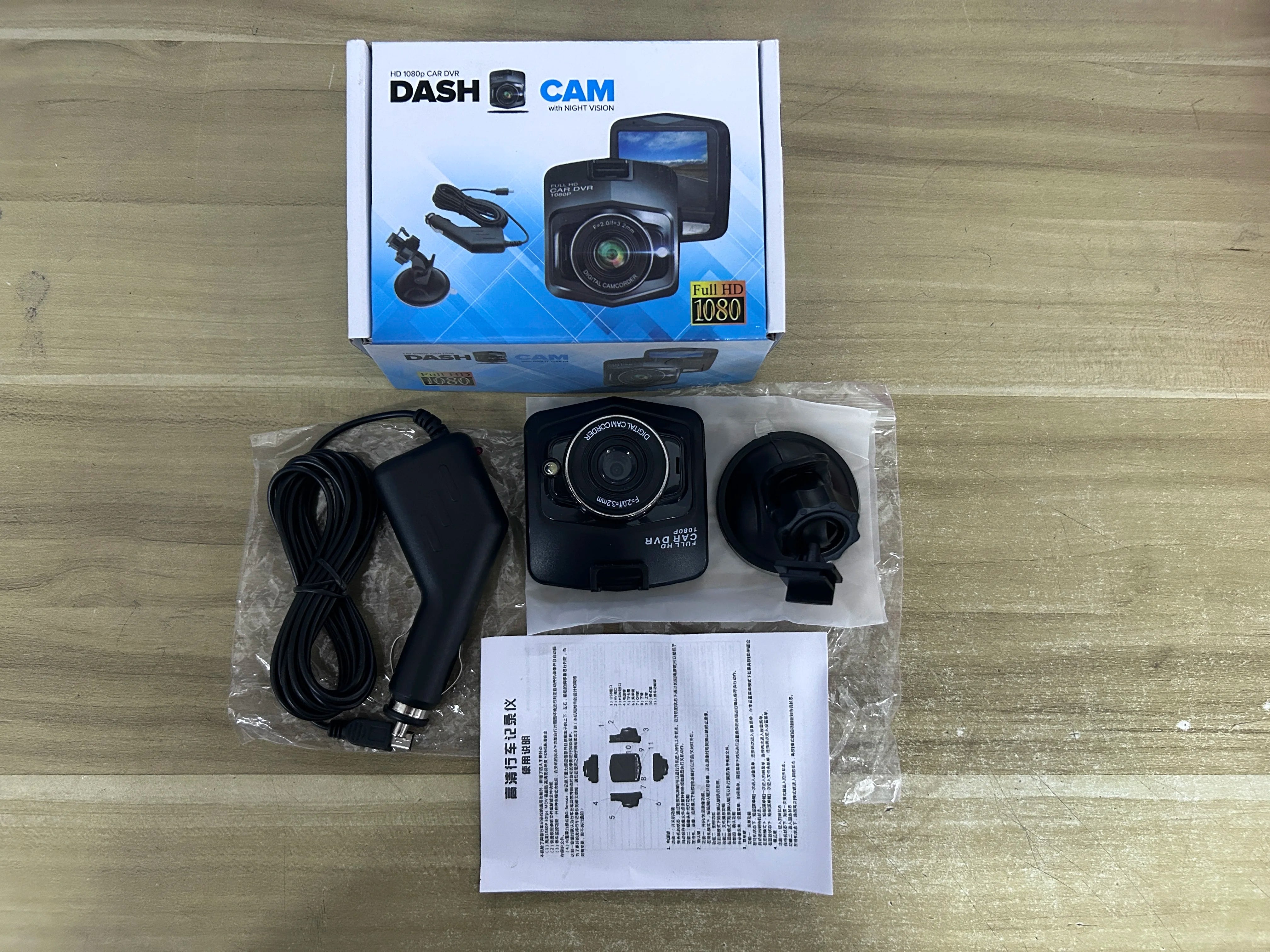 1080P Car DVR Dash Cam for Cars Camera HD Video Recorder for Vehicle Dvrs Night Vision Monitor Parking Vehicle Camera