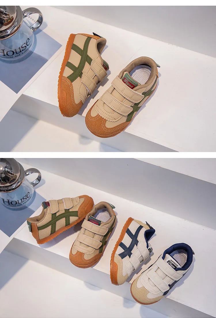 Children's Sneakers Boys Girls Soft Sole Non-slip Casual Student Running Shoes Baby Kids School Sports Shoes Warm Cotton Shoes