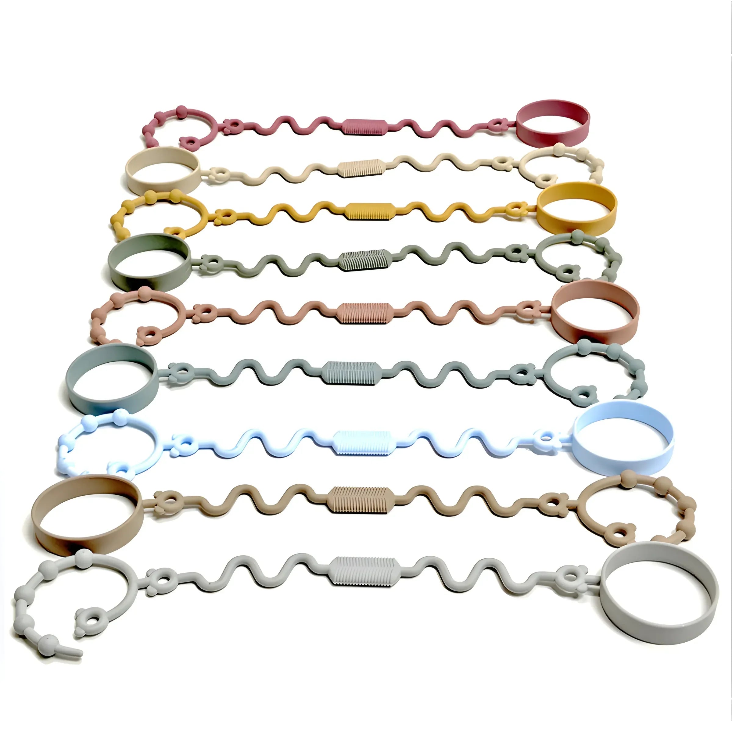 Baby special anti-loss chain food-grade children pacifier anti-drop chain teether toys water cup strap anti-loss rope