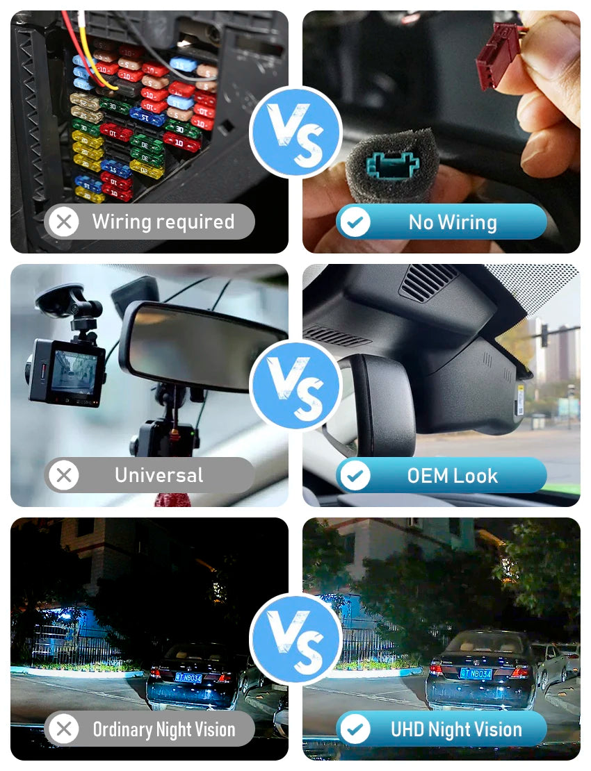 New! 4K Plug and play Car DVR Camera Dash Cam For Land Rover Discovery Sport Range Rover Evoque Jaguar E F PACE XE XF XJ XJL XEL