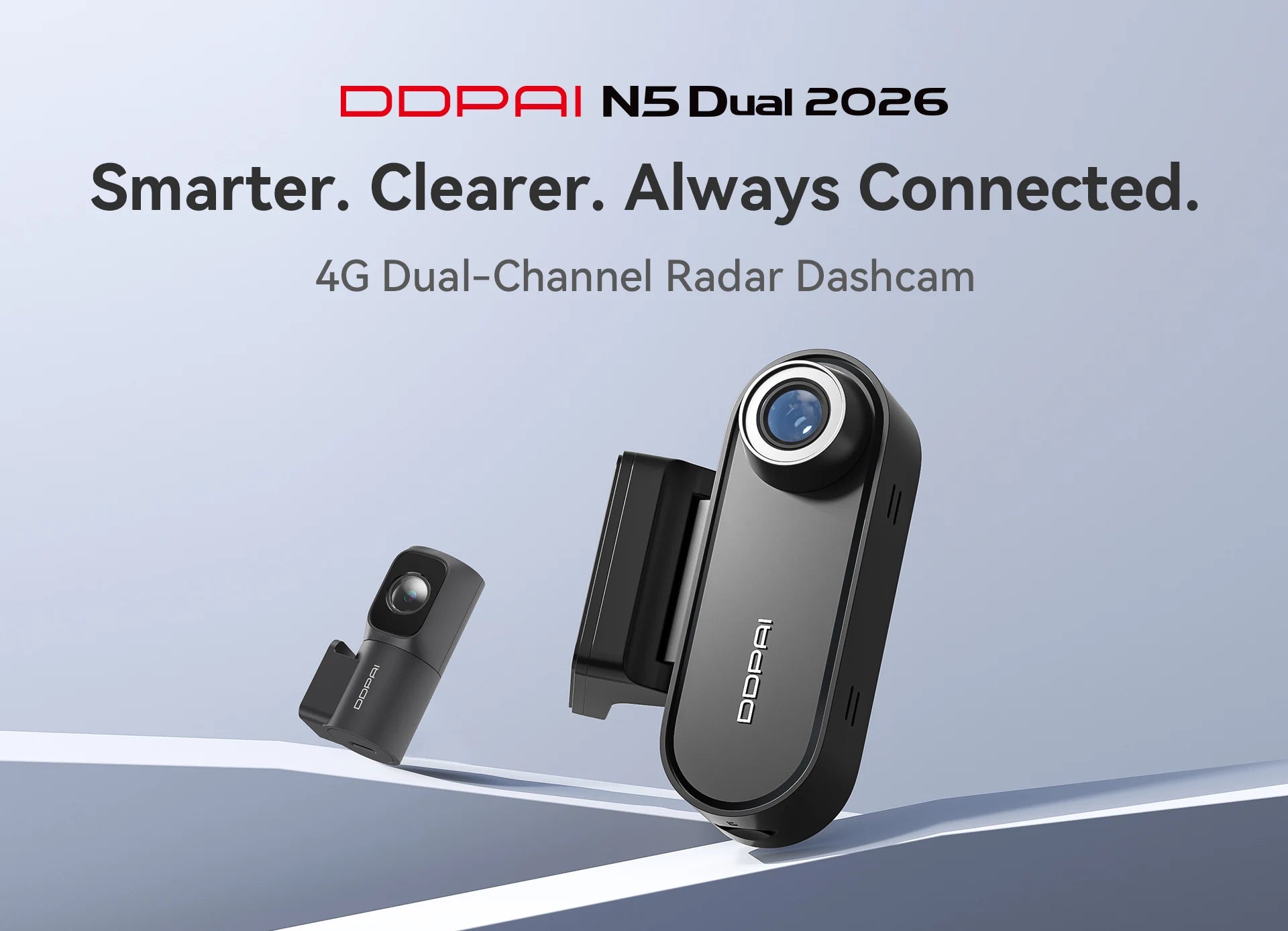 DDPAI N5 Dual 4K HDR Dash Cam Front Rear AI NightVIS Camera WiFi 6 GPS ADAS Voice Control 24H Parking Mode Car DVR
