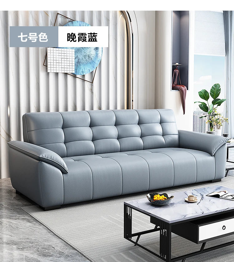 Office Sofa Simple Leisure Lounge Area Reception And Discussion Small Rental Room Three-person Coffee Table Combination