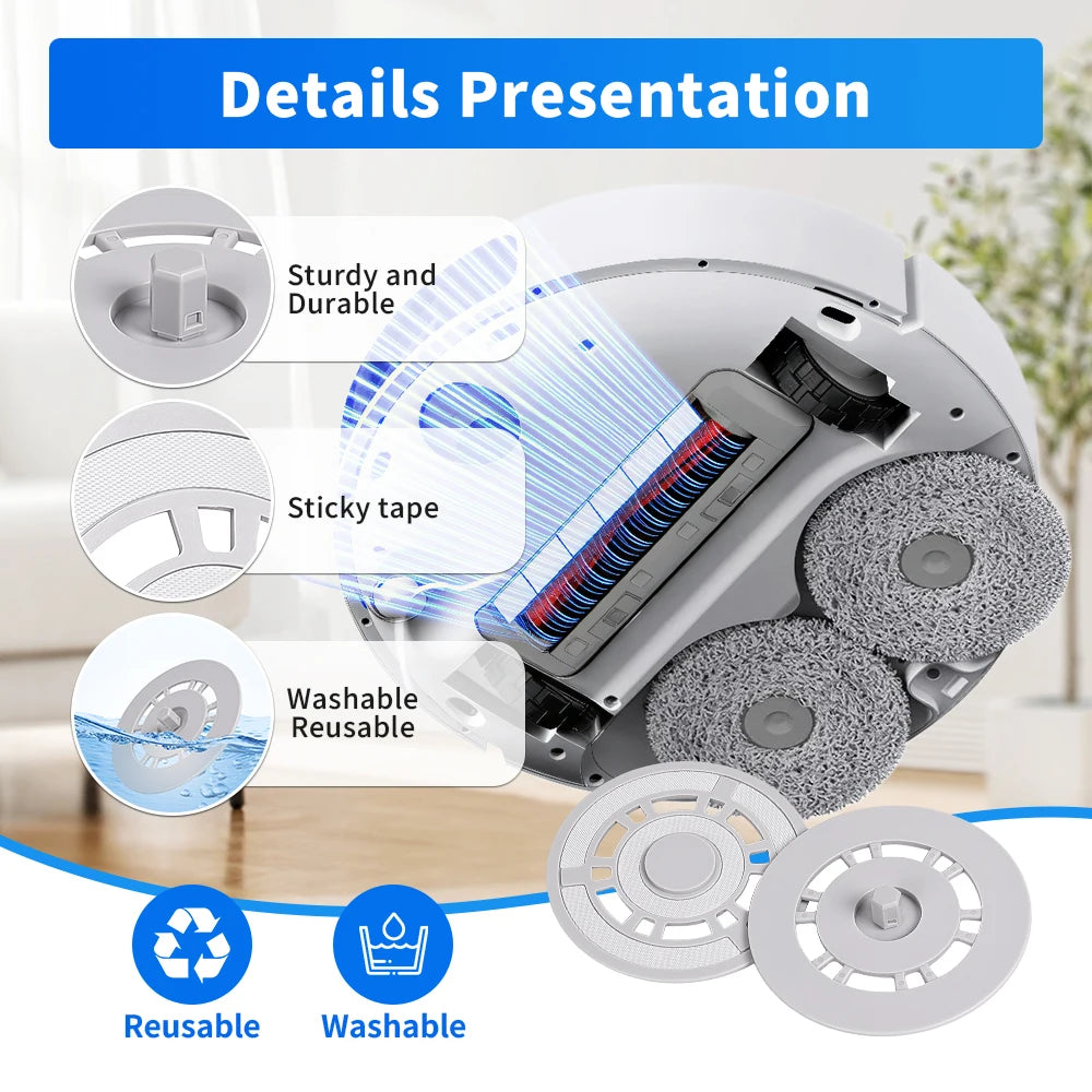 Accessories For Dreame L10s Ultra S10 S10Pro X10 For Xiaomi Mijia B101CN S10+ X10+ X20+ Vacuum Cleaner Mop Cloth Holder