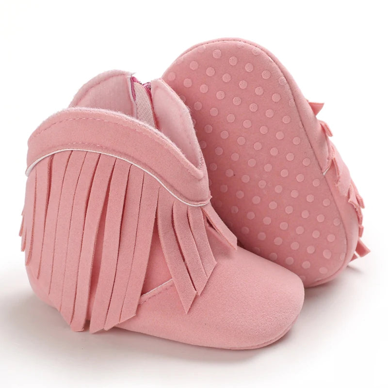 Newborn Baby Boots 0 12 Months Winter Denim First Walkers Boys Girls Warm Casual Western Style