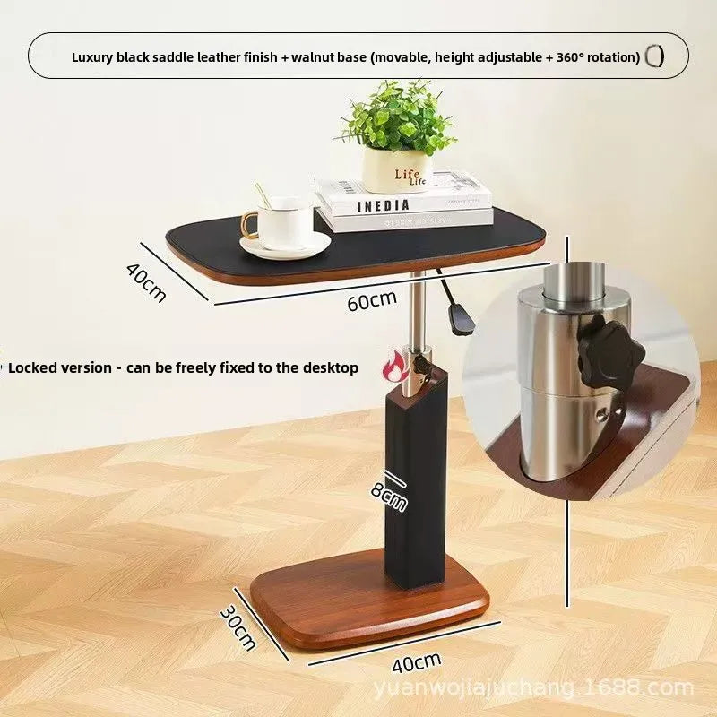 Lifting Bedside Table Movable Sofa Coffee Table Mobile Corner Jihu Rotating Living Room Computer Table Mini Small Side Table