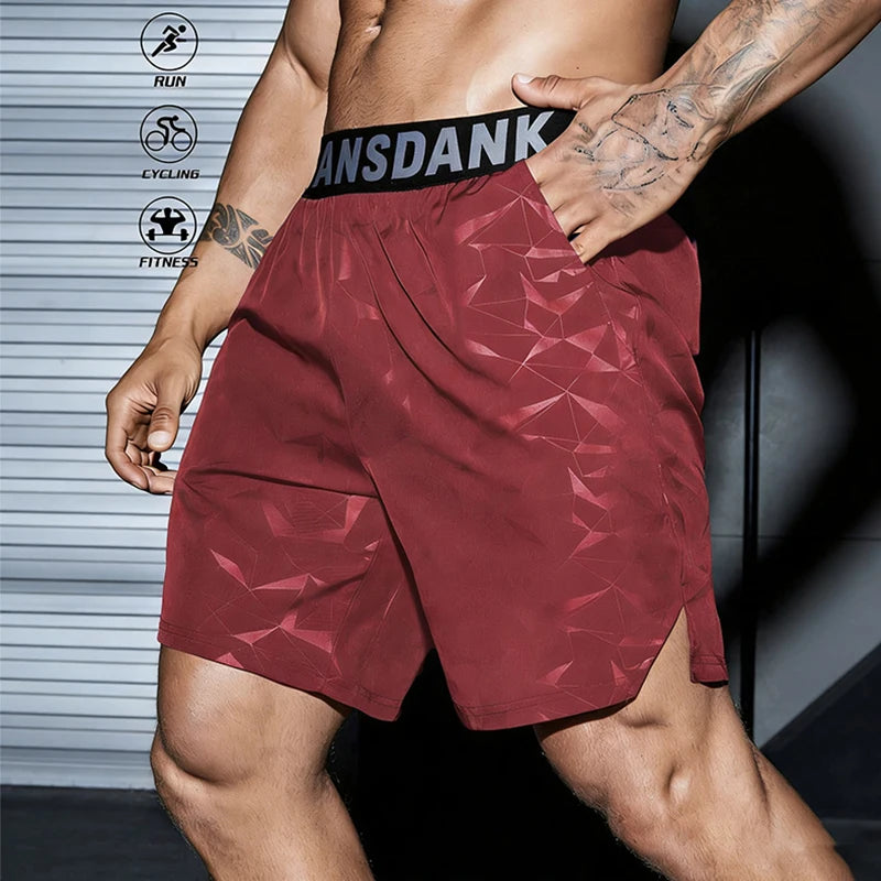 Men Running Shorts Summer Sportswear Male Football Clothing Gym Fitness Tracksuit Jogging Training Shorts Sport Short Pant Men