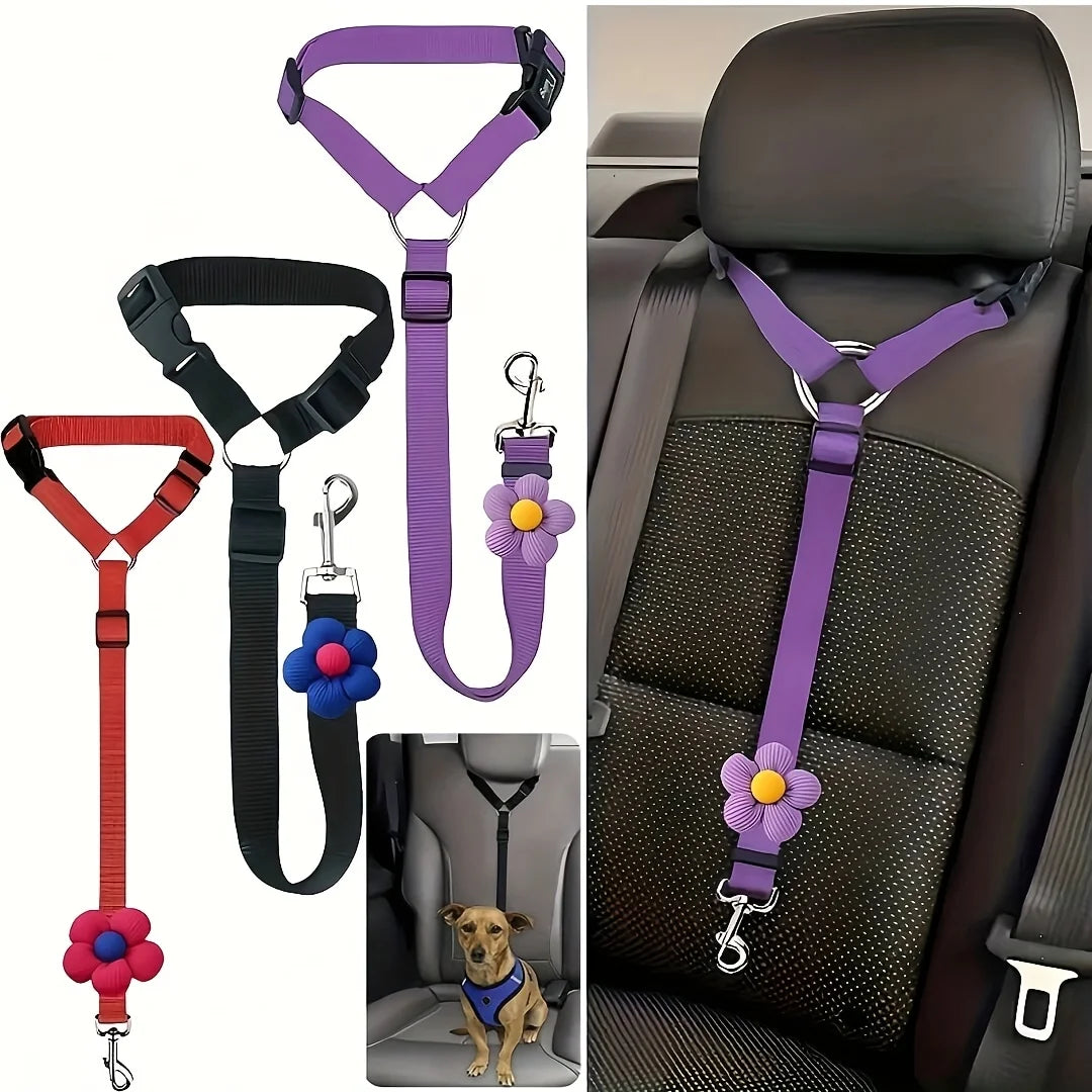 Dog Seat Belt for Vehicle Secure, Pet Car Tether Safety Leash for Dogs In Vehicles, Dog Seatbelt Tether,  Christmas Gift
