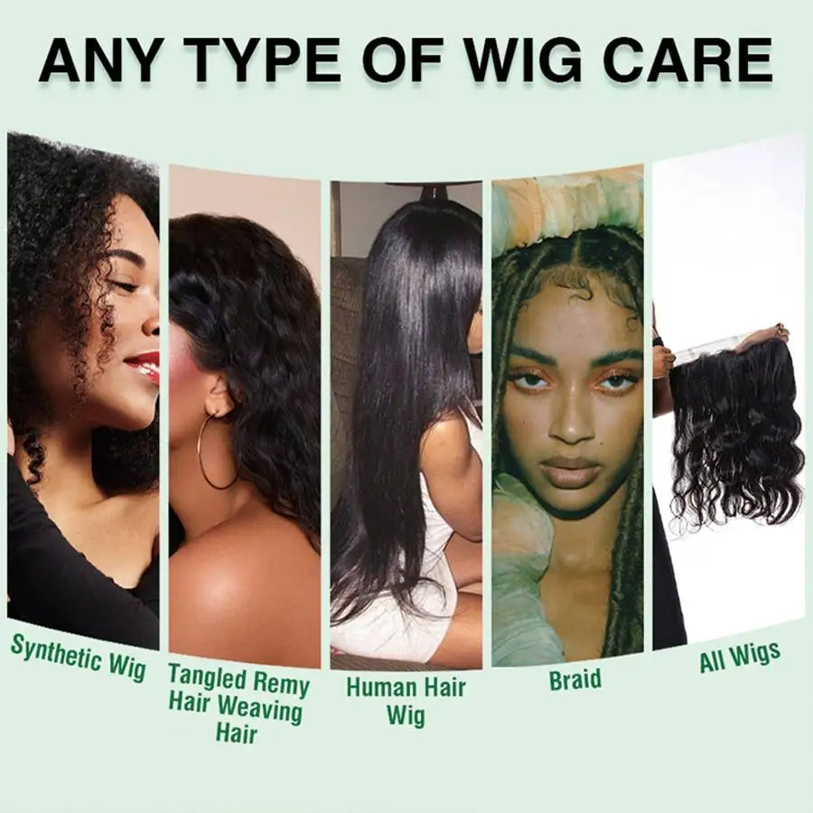 100m Wig Milk Spray for Wigs Smooth and Shiny Wig Leave-in Conditioner Women Synthetic Hair Anti Frizz Moisturizing Care Product