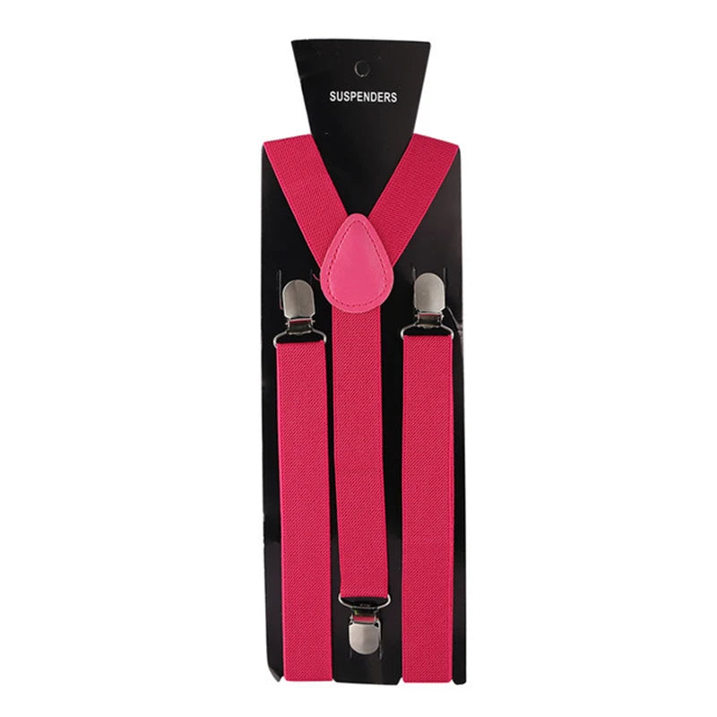 Suspenders For Men Pants Apparel Adult Suspender Man Shirt Dress Women Wedding Party Solid Colors Suit Skirt With Braces Straps