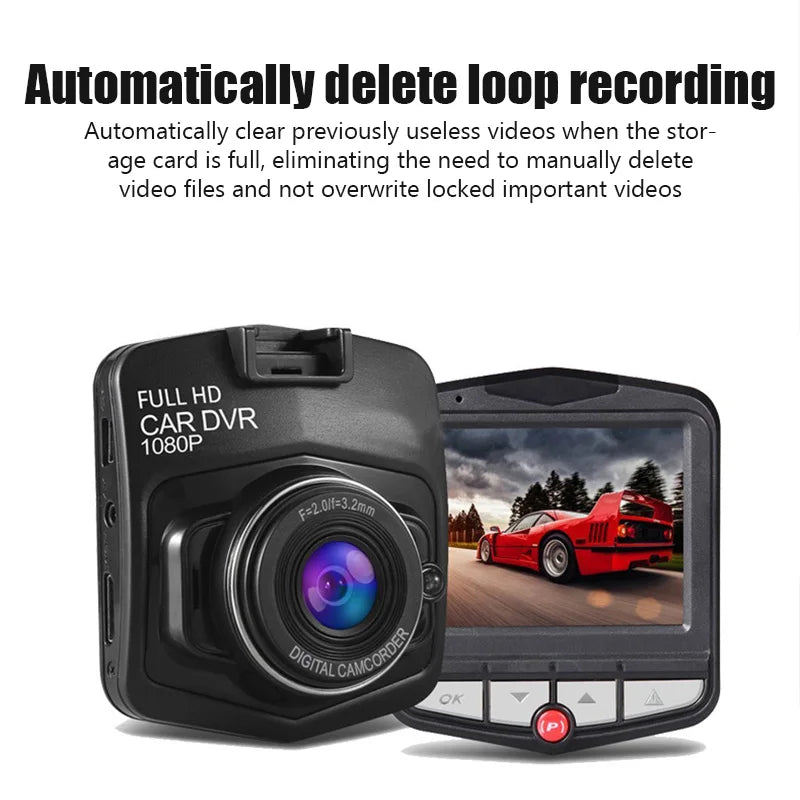 1080P Car DVR Dash Cam for Cars Camera HD Video Recorder for Vehicle Dvrs Night Vision Monitor Parking Vehicle Camera