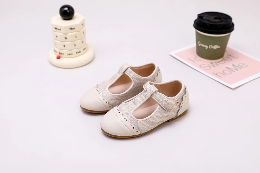 AS Kids Shoes Children Shoes Baby Boys Leather Loafers Toddler Slip On Princess Flats Girls Fashion Oxford Platform Mary Jane