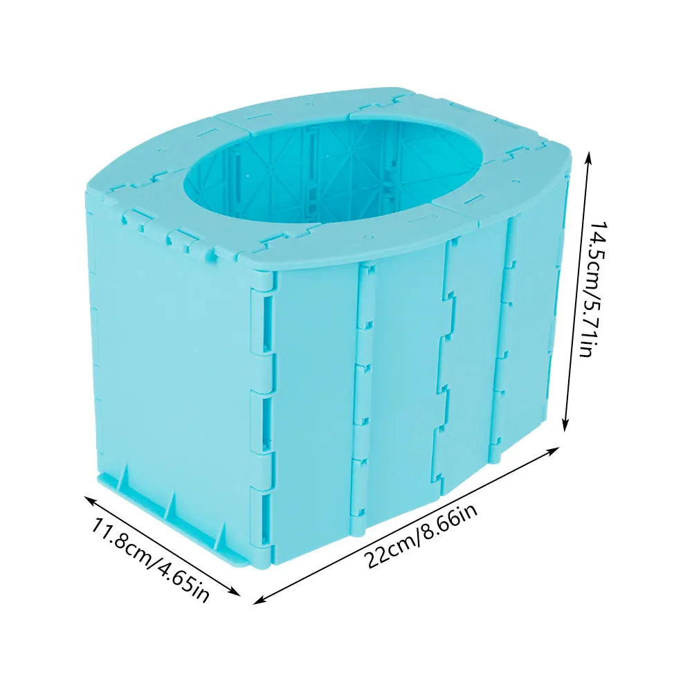 Travel Potty for Toddler Kid Portable and Foldable Toilet Apply to Seat Emergency Toilet for Car, Camping, Outdoor, Indoor