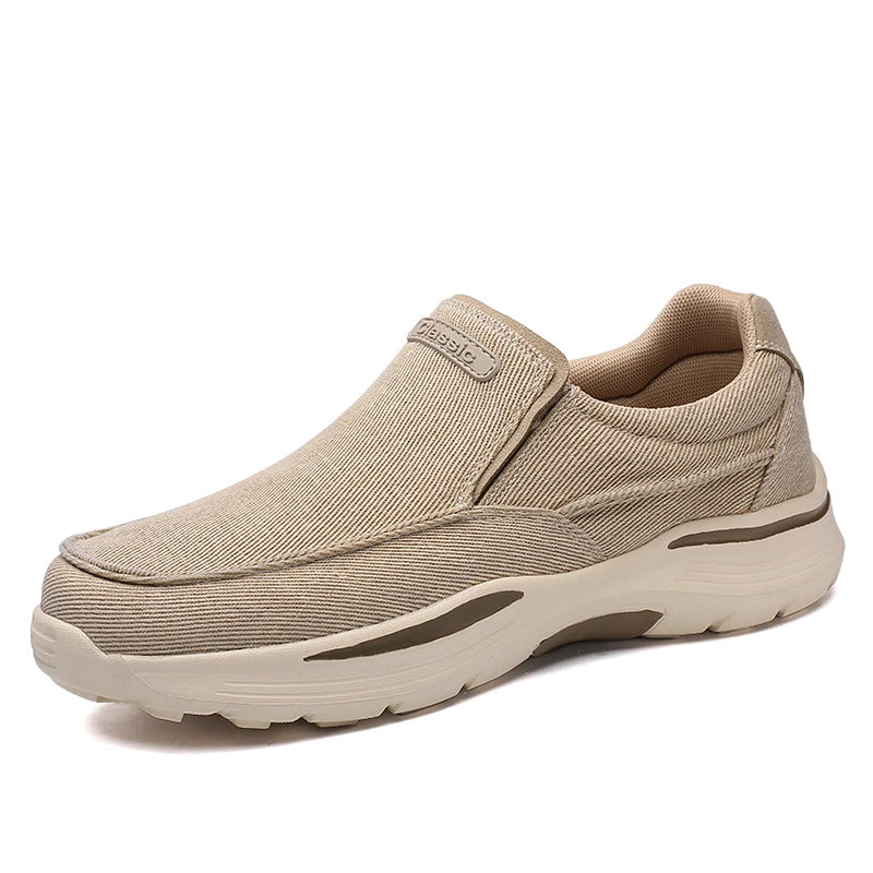 Men's Lightweight Canvas Loafers for Outdoor Hiking Camping Casual Sports Running Jogging Shoes Size 39-48