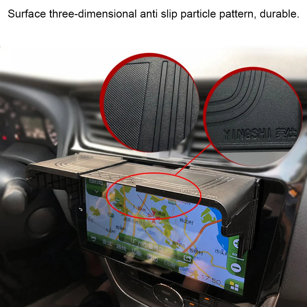 Universal Car GPS Anti-Glare Shield Screen Sun Visor 7-12 Inch Universal Navigation Display Sunshade Auto Interior Accessories
