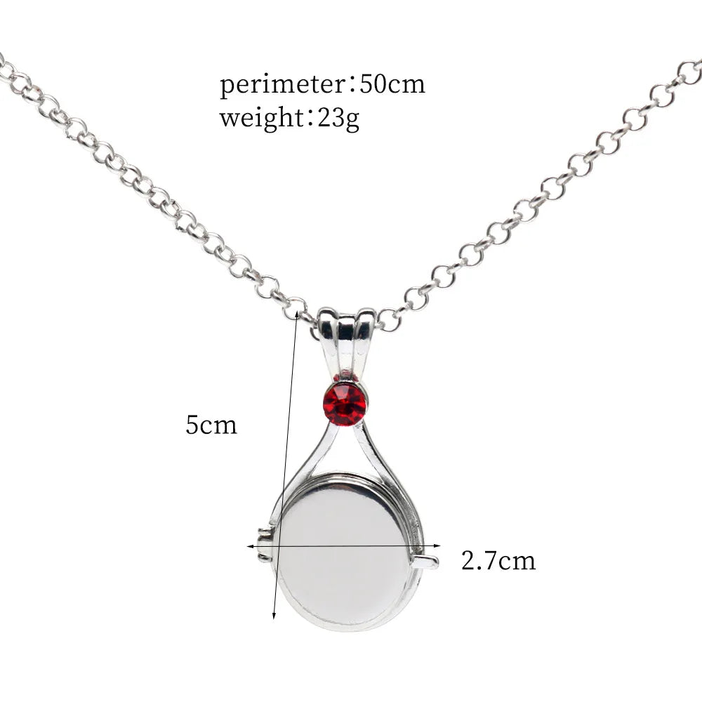TV Show H2O Just Add Water Cosplay Necklace Mermaid Locket Pendant Necklace for Women Men Choker Jewelry Fan Gift