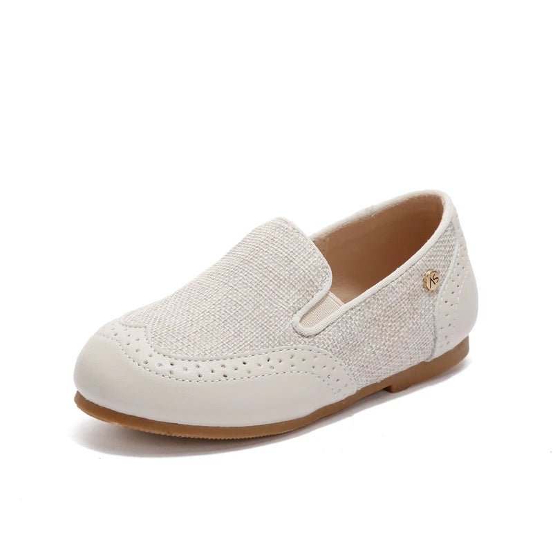 AS Kids Shoes Children Shoes Baby Boys Leather Loafers Toddler Slip On Princess Flats Girls Fashion Oxford Platform Mary Jane