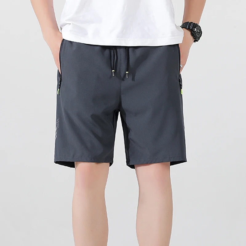 Men's Shorts Summer Football Soccer Sports Short Pants Breathable Drawstring Quick Dry Running Sports Shorts Men Jogging Bottom