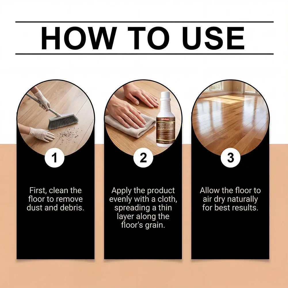 150ml Floor Care Agent, Wooden Floor Restorer Scratch Repair, Long-Lasting Gloss Protective Coating for Wood Floors