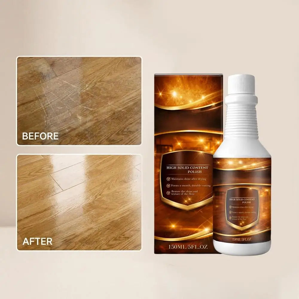 150ml Floor Restore Solution liquid Flooring Renewal Agent Wood Floor Polishing Care for Home Apartment Dormitory Living Room