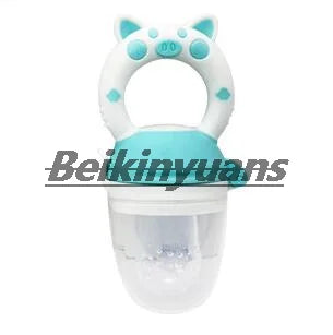 Baby Pacifier fruits and vegetables bite bag newborn baby pig le molar stick to eat fruit consisting silicone tooth gum pacifier