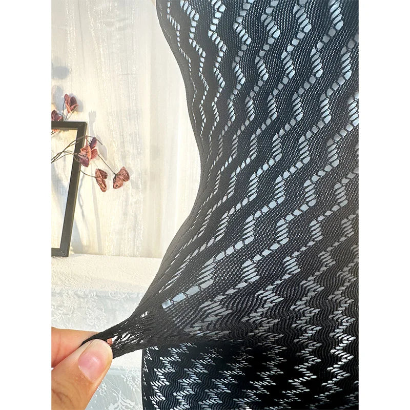 Women Sexy Fishnet Cover Up Without Bikini Hollow Out Bodycon Dress See Through Beachwear Summer Women's Swimwear DS490