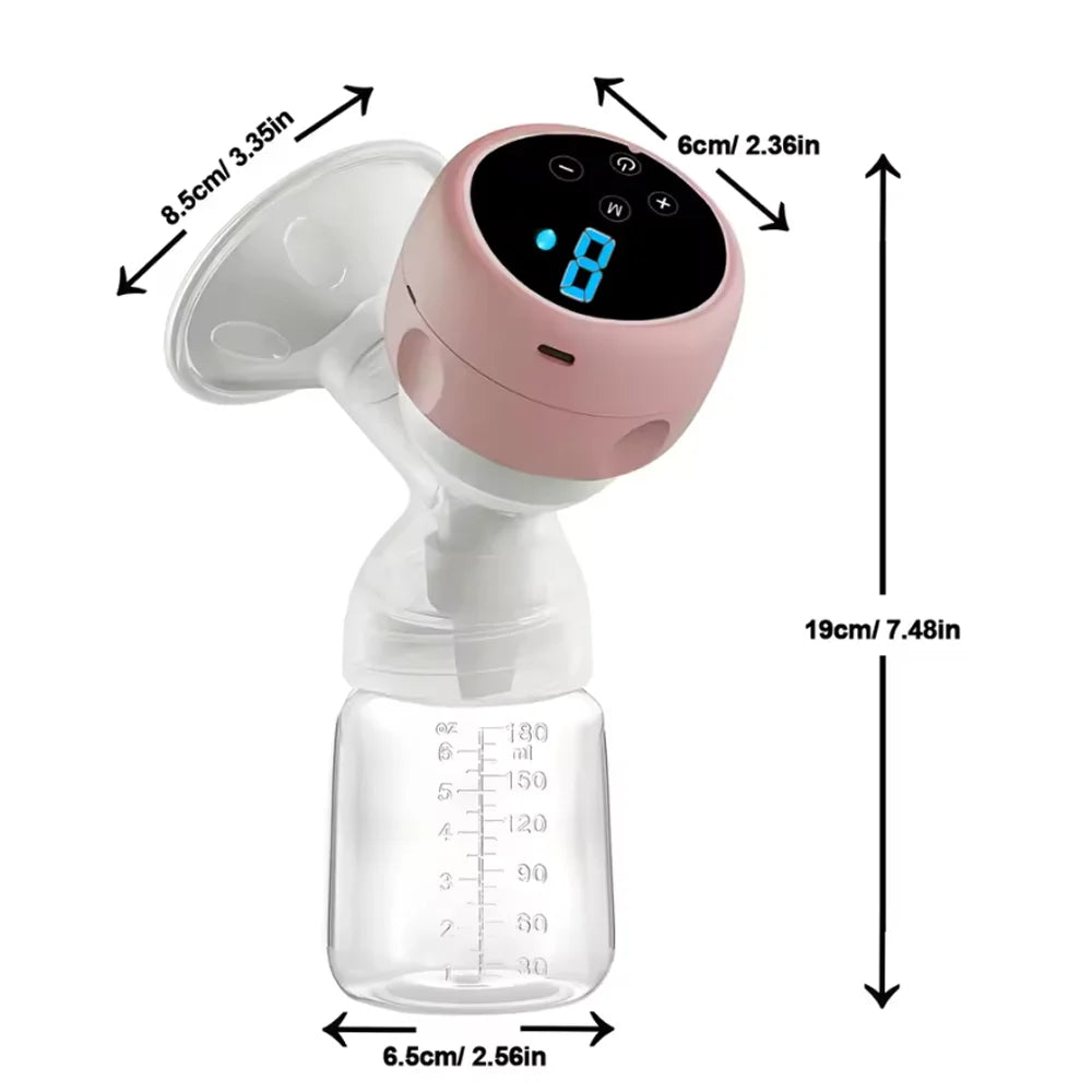 Portable Breast Pump Electric Intelligent Integrated High Suction Breast Pump Breast Milk Postpartum Fortable Painless Silent