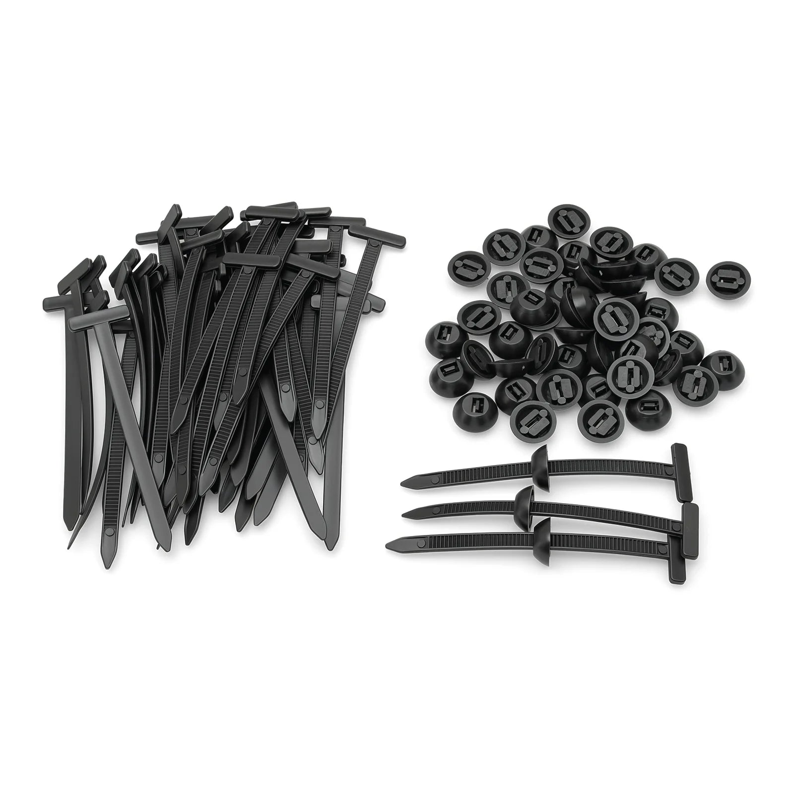 Universal Nylon Cable Tie Buckle Auto Fastener Screw Car Fender Trunk Engine Guard Panel Wire Management Secure Clip