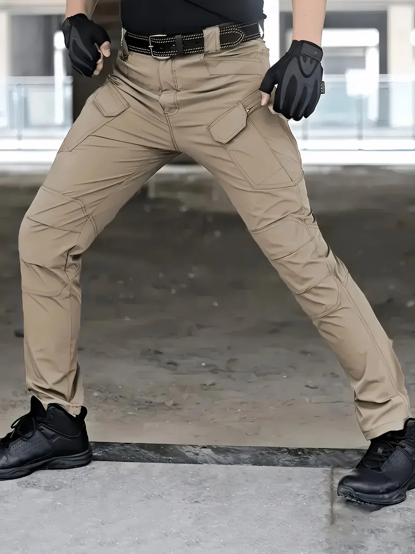 Men's Tactical Cargo Pants 6XL Plus Size Outdoor Casual Sports Pant Hiking Fishing Waterproof Multi-pocket Men Trousers