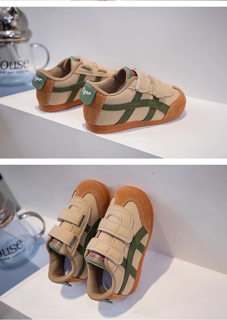 Children's Sneakers Boys Girls Soft Sole Non-slip Casual Student Running Shoes Baby Kids School Sports Shoes Warm Cotton Shoes