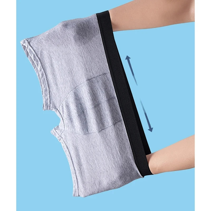 10Pcs Men's Boxer And Briefs Fashion Underwear High Stretch Boxer And Briefs Shorts Breathable Soft Men's Shorts Comfortable