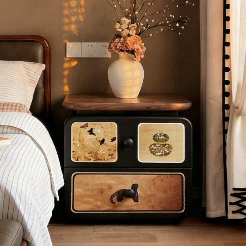 Simple Bedroom Bedside Table Luxury Nordic Storage Unique Drawers Bedside Table Trendy Organizer Mesa De Noche Home Furniture