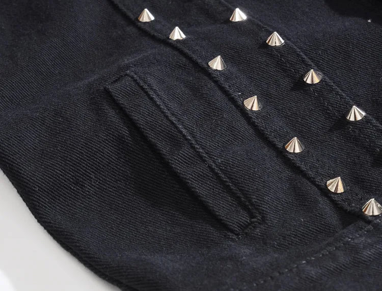 2025 Men's Fashion Jeans Sleeveless Jacket Vest Male Black Blue Denim Jeans Vest  Man Cowboy Outdoors Waistcoat Mens Jacket Vest